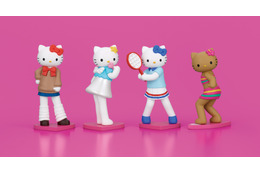 キティちゃんがスタイルアップ!? ルーズソックスギャルやエンジェルが“平成レトロ”感じる♪ ガチャフィギュア登場