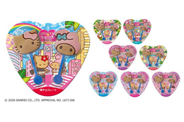 「サンリオ」キティとマイメロが平成ギャルに!? こんがり日焼けデザインの棒付きチョコが登場