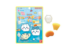 「ちいかわ」“サイダーフルーツポンチ湧きどころ”がグミに♪ ちいかわ、ハチワレ、うさぎ型で可愛い＆美味しそう☆