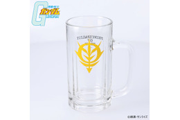 “乾杯！”ではなく、“ジーク・ジオン！”「ガンダム」シリーズのエンブレムが描かれたジョッキが登場！ アムロやシャア、マフティーや鉄華団のパーソナルマーク入り