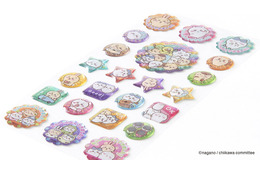「ちいかわ」キラキラでツヤツヤな“ぷっくりごほうびシール”や、文字練習のやる気がUPするスタンプ登場！