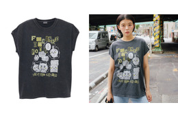 「ちいかわ」うさぎの“ハヤル”Tシャツ爆誕！ mofusand＆コウペンちゃんも集結♪ 全14コンテンツのヴィンテージ風Tシャツ登場