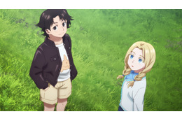 夏アニメ「令和のダラさん」禁足地に踏み入った日向と薫は、異形の存在“屋跨斑”に遭遇するが…？第1話先行カット