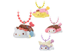 「サンリオ」キティやポムポムプリンが“ぽってり”かわいい♪ とろ～りデザインの「もちマロチョコチャーム」登場