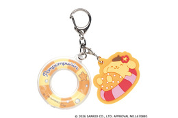 シナモロールもポムポムプリンも浮き輪でぷかぷか～♪「サンリオ」ぷにぷに触感のキーチェーンが東條