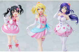 「ラブライブ！」絢瀬絵里＆東條希＆矢澤にこが「僕たちはひとつの光」衣装で立体化！ あみあみ限定で「アクリルキャラクタープレート」が付属
