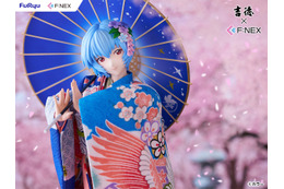 「エヴァ」綾波レイ、着物でしなやかに微笑む…♪「吉徳」コラボの日本人形フィギュアが登場