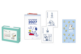 スヌーピーと365日を一緒に♪ 「PEANUTS」2027年カレンダー＆ダイアリー登場！ 初の日めくり＆メモ付き卓上カレンダーも