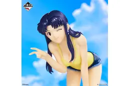 「ヱヴァ序」微笑む綾波レイ、“ココに注目”のミサトさんのサービスショットも立体化♪ ヤシマ作戦時の初号機は全長約49cmの大迫力!!【一番くじ】