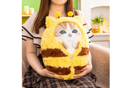 mofusandが蜂に大変身だにゃん!? 全長約45cmのBIGサイズ抱きぬいや、ふわもこぬいも♪ オンラインくじが登場【8月26日11時から】