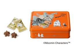 ハロウィンをムーミンと一緒に♪ 「ムーミン × メリーチョコレート」ハロウィン限定デザイン缶が登場！ 沈没船で大ダコに出会ったムーミン＆おばけを見てもほほえむリトルミイに注目☆
