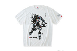 νガンダム、ディジェ、百式などを筆絵タッチで表現！ 「ガンプラ」BOXアートを取り入れたTシャツ登場！ アムロ、シャアの歴代搭乗機を振り返れるラインナップ