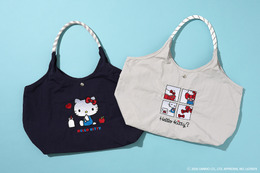 完売につき待望の再入荷！「サンリオ」キティが大人かわいい♪ 刺繍トートで秋のお出かけを楽しもう