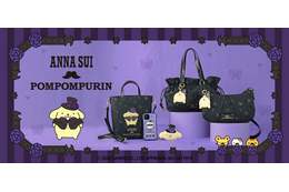 ポムポムプリン×ANNA SUI初コラボ♪ 少し大人でジェントルマンな姿がキュート！バッグやポーチ、ハンカチが登場