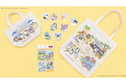 キティ、ポムポムプリン、ポチャッコたちが動物たちとエンジョイ☆「アドベンチャーワールド」限定コラボグッズが登場