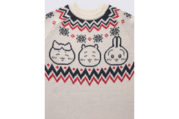 「ちいかわ」モモンガ＆あのこがふわふわ♪ ハチワレたちは冬支度～☆ノルディックセーターなどあったかアパレルがGUに集合