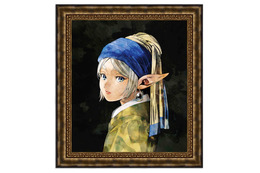 フリーレンがフェルメールの「真珠の耳飾りの少女」に！100アイテム以上の原画アート商品が集結する「小学館原画アート祭」開催【9月20日より】