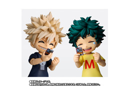 「ヒロアカ」デクと爆豪の幼少期の姿がフィギュア化！ オールマイトのミニフィギュアなどオプションパーツ充実のプレイバリューは必見