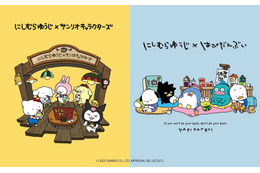 サンリオキャラクターズ＆はぴだんぶいが“にしむらゆうじデザイン”に！ ゆるっと可愛いウェアと雑貨の再販が決定！