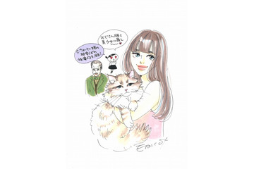 社長が猫になってしまう映画「メン・イン・キャット」 マンガ家による描き下ろしイラスト公開 画像
