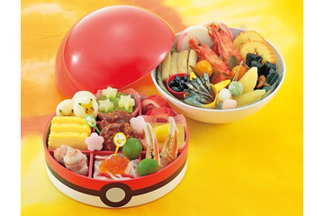 「ポケモンおせち」モンスターボール型の重箱にポケモンをイメージした食材が盛りだくさん！ 予約受付中 画像