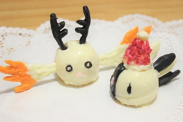 「魔法少女育成計画」＆「魔法少女なんてもういいですから。」のマスコットキャラでサンタ＆トナカイケーキ作ってみた！アニメシ作ってみた16回 画像