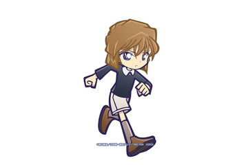 「名探偵コナン」×「ぷよぷよ!!クエスト」 灰原哀と少年探偵団のイラストを先行公開 画像