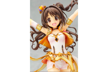 「デレマス」島村卯月、“パーティタイム・ゴールド”衣装でフィギュア化！  弾ける笑顔がカワイイ 画像