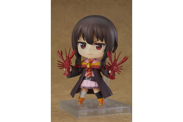 「このすば」めぐみん学生服ver.ねんどろいど！ ザリガニ、パンの耳...付属パーツで貧乏時代を再現 画像