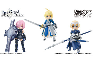 「FGO」マシュ、セイバー、ジャンヌが