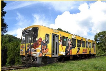 「NARUTO-ナルト-列車」が岡山に登場　4月3日運行開始 画像