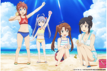 「のんのんびより」れんちょん達が水着姿に！ “海の日”を記念した描き下ろしイラスト公開 画像