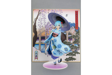 「Re:ゼロ」浮世絵のレムがフィギュアに 着物姿を繊細に立体化 画像