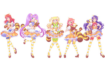 「プリティーシリーズ」歴代主人公がラスカルと可愛く“プリティ”コラボ！ 画像