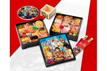 2019年新春は「ワンピース」で祝おう！ 干支“亥”をかぶったチョッパーもキュートなコラボおせち 画像