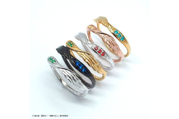 「進撃の巨人」“自由の翼”モチーフアクセ登場 「MATERIAL CROWN」コラボ第2弾 画像