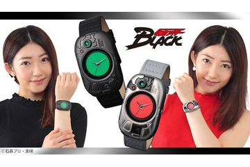 「仮面ライダー」BLACK＆シャドームーンの変身ベルトが腕時計に！変身ギミック搭載 画像
