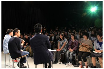 「はじまりのみち」原恵一と加瀬亮　専門学校生に作品について語る 画像