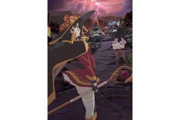 劇場版「このすば」タイトルに「紅伝説」  めぐみん＆ゆんゆん描いたティザービジュアル公開 画像