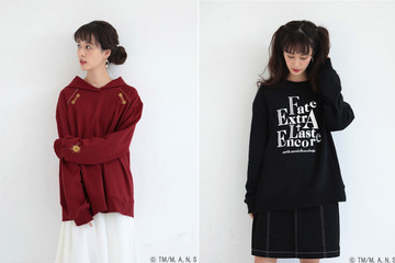 「Fate/EXTRA」セイバー＆遠坂リンのファッションアイテム登場！「earth music＆ecology」コラボ 画像