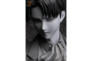 「進撃の巨人」リヴァイが約250mm胸像フィギュアに！ 鋭い眼光＆なびくコートに兵長の風格 画像