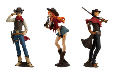 「ワンピース」ルフィ＆ナミ＆ゾロが“カウボーイ衣装”に！フィギュア化 画像