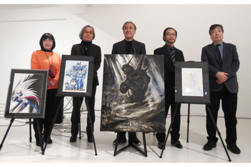「ガンダム」大河原邦男が描く両津勘吉に、「FF」天野喜孝のガンダム!? 「ラフ∞絵」取材会レポート 画像