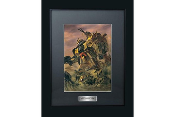 「ガンダム」ザクデザートタイプが“絵画”に！ 「ガンプラボックスアートコレクション」に登場 画像