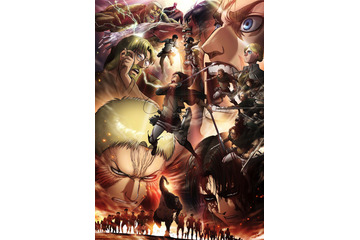 「進撃の巨人」Season 3 Part.2 メインビジュアル公開！人類vs巨人...さらなる激戦を予感させる1枚 画像