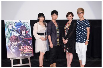「コードギアス 反逆のルルーシュ」イベントで、福山潤、ゆかな、櫻井孝宏、名塚佳織が思い出語る 画像