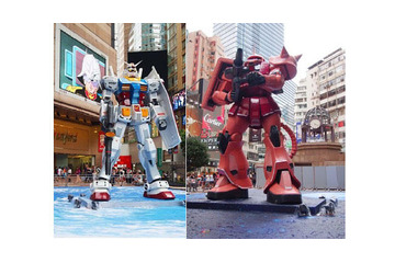 国外最大級のガンダム、香港へ！タイムズスクエアに「GUNDAM DOCKS AT HONG KONG」開催中 画像