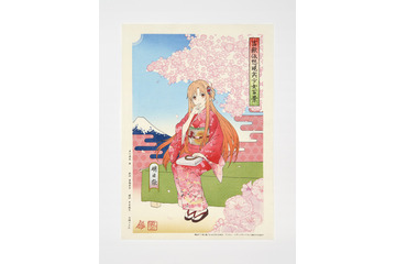 「SAO」アスナが400年前の“浮世絵木版画”にタイムスリップ!? 数量限定発売決定 画像