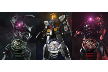 「ガンダム」見せてもらおうか、“セイコー”のコラボウォッチの性能とやらを　40周年記念時計のこだわりに注目！ 画像