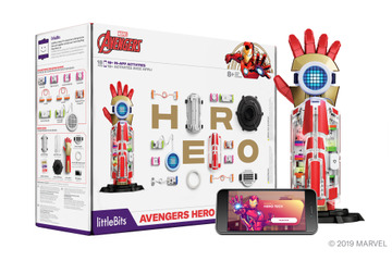 「アベンジャーズ」スーパーヒーローになれる！ マグネット式電子工作キット「littleBits」に登場 画像